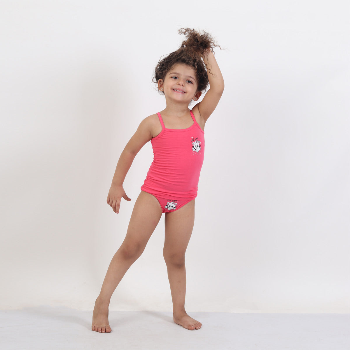 (3 pieces) girls' lycra underwear set