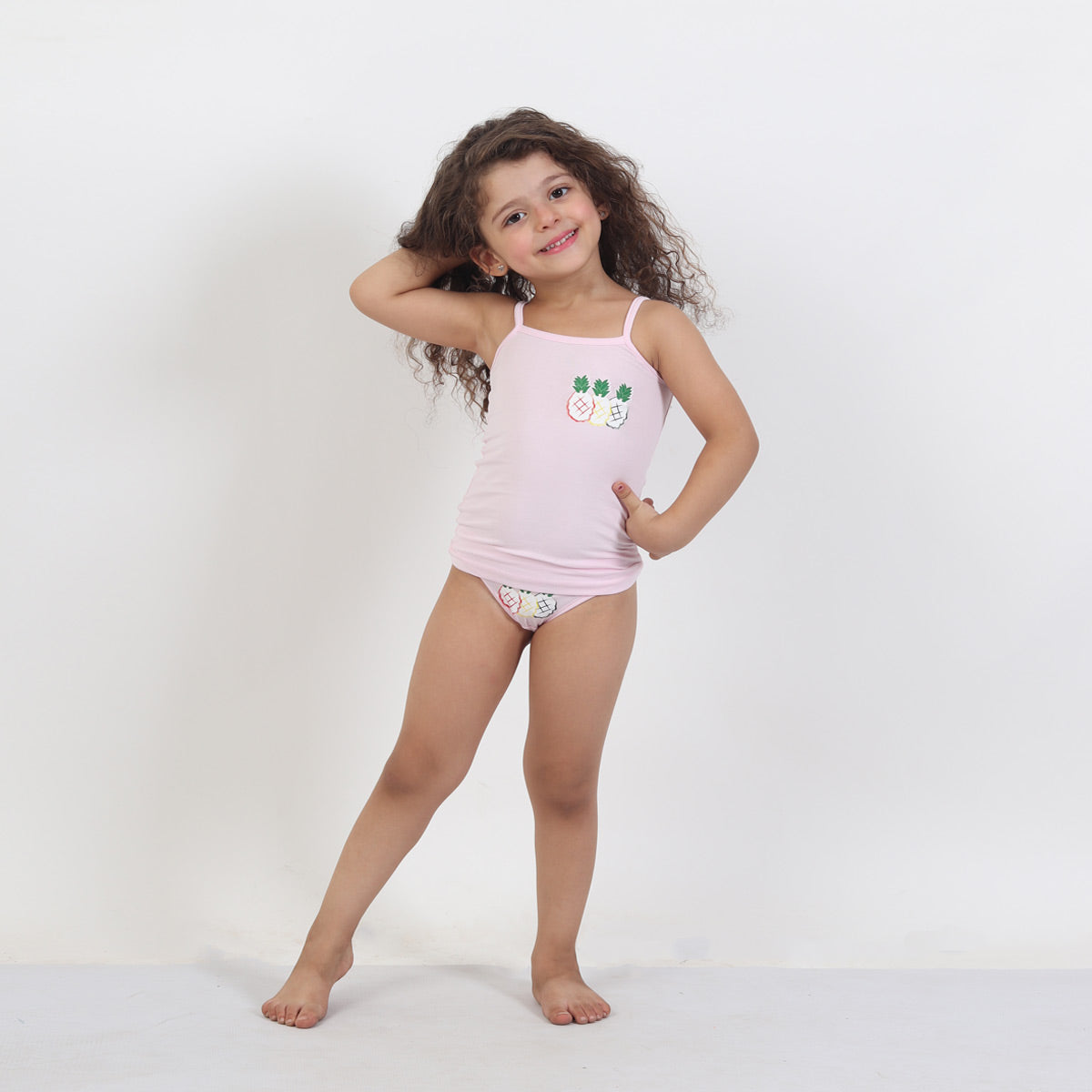 (3 pieces) girls' lycra underwear set